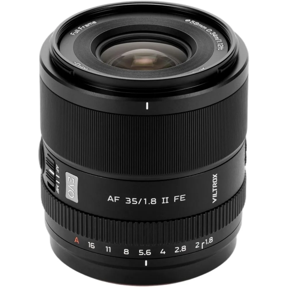 VILTROX 35mm F1.8 II AF 풀프레임 EVO FE APO 렌즈,  E, 니콘 Z, ZVE1, a7Ⅳ, a6700, a6600, FX30용 대구경 프라임 렌즈