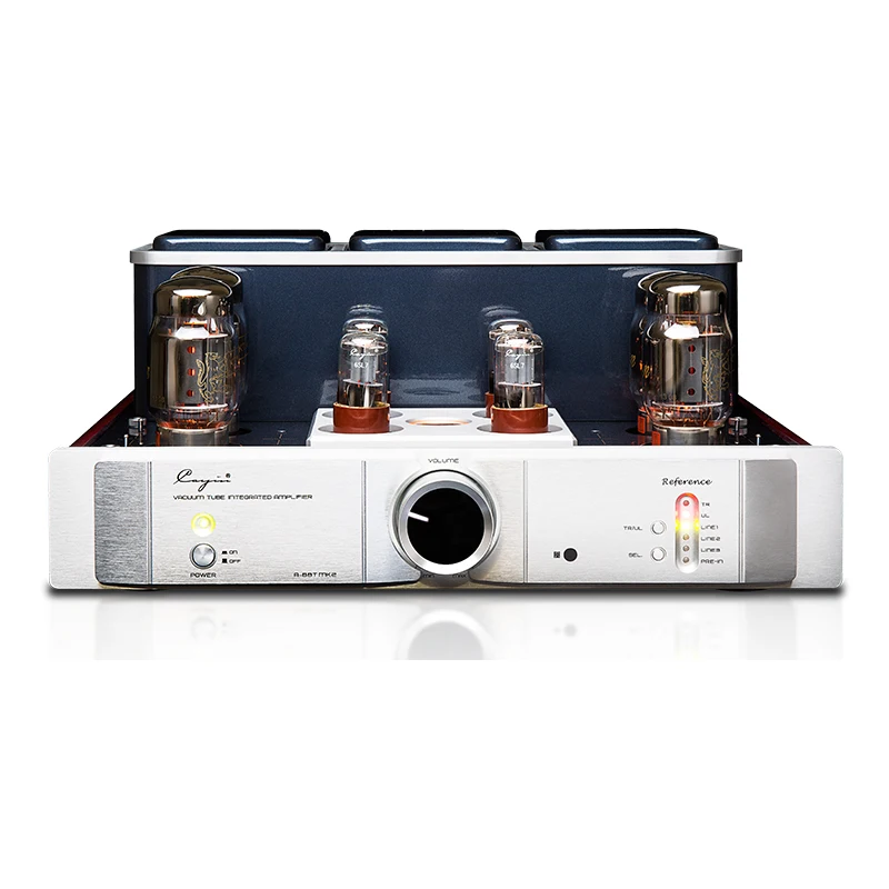 Cayin A-88TMK2 Monitor Version Vacuum Tube Integrated/Pre Input Power Amplifier TR/UL 2 Mode Genalex KT88*4 25W*2 45W*2