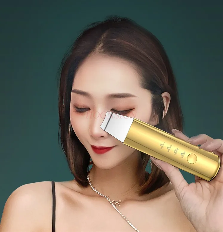 Facial electric induction device, ultrasonic peeling machine, beauty instrument, cleaning pores and removing acne