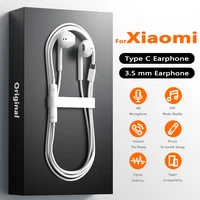 Original Type C Wired Headphones For Xiaomi 15 14 13 Pro Ultra 3.5mm Earphones For Redmi Poco Huawei Samsung Earbuds Accessories 1