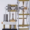 Vintage 4 Blades Heat Powered Stove Table Fan Stirling Engine model Science Experiment Toy 5