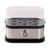 Electric Eggs Cooker Automatic Rapid Boiler 200W Stainless Steel Eggs Steamer with Warming Function Kitchen Accessory