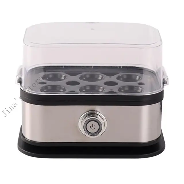 Electric Eggs Cooker Automatic Rapid Boiler 200W Stainless Steel Eggs Steamer with Warming Function Kitchen Accessory