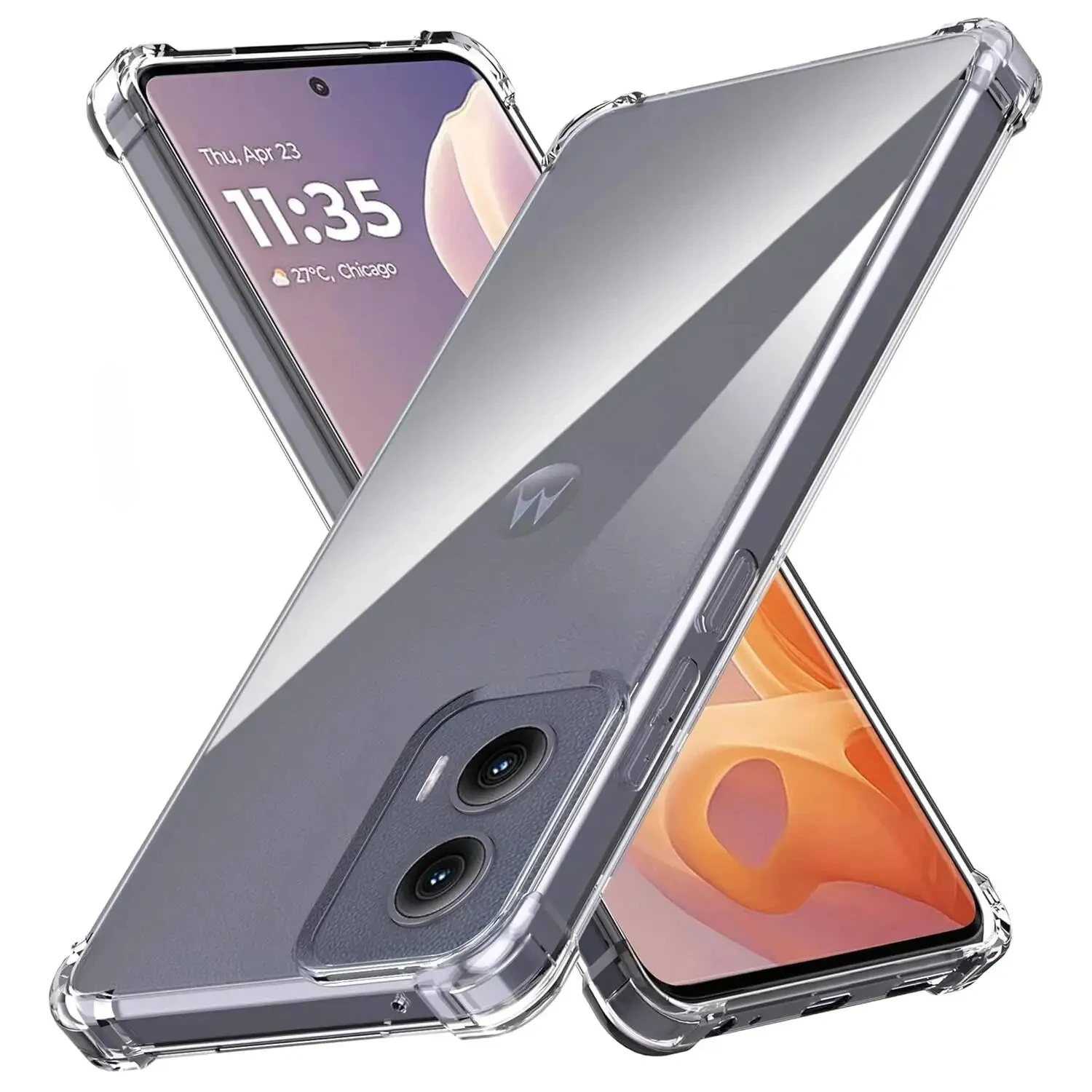 Air-Bag Soft Silicone Clear Shockproof Phone Case Cover