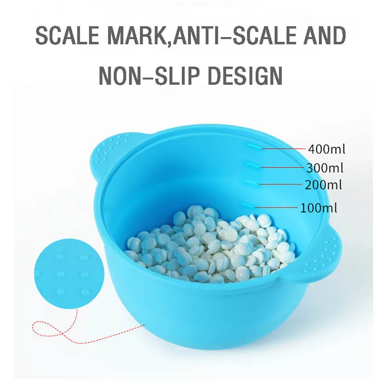 Reusable & Removable Silicone Waxing Pots Replacement Non-stick Wax Bowl For All Kinds OF 500ml Wax Heater Machine