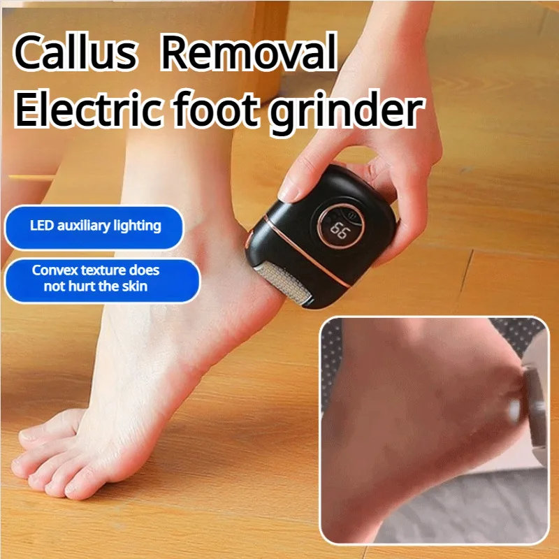 Home electric foot grinder Digital display automatic dead skin trimmer heel grinding stone peeler electric foot grinder