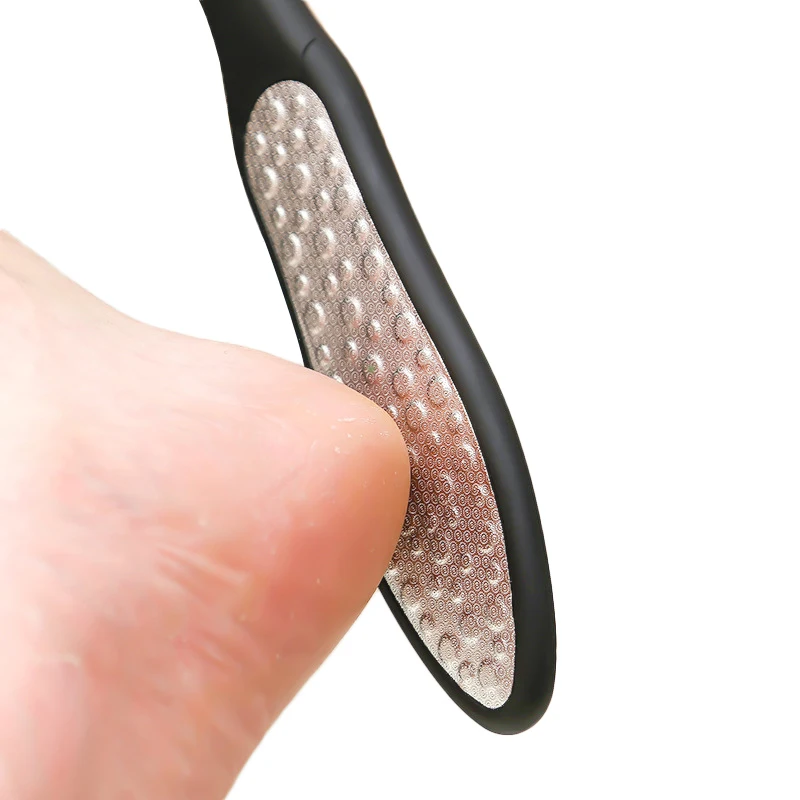 Foot File Blades Stainless Steel Double-sided Foot Rasp Heel File Hard Dead Skin Callus Remover Exfoliating Pedicure Care Tool