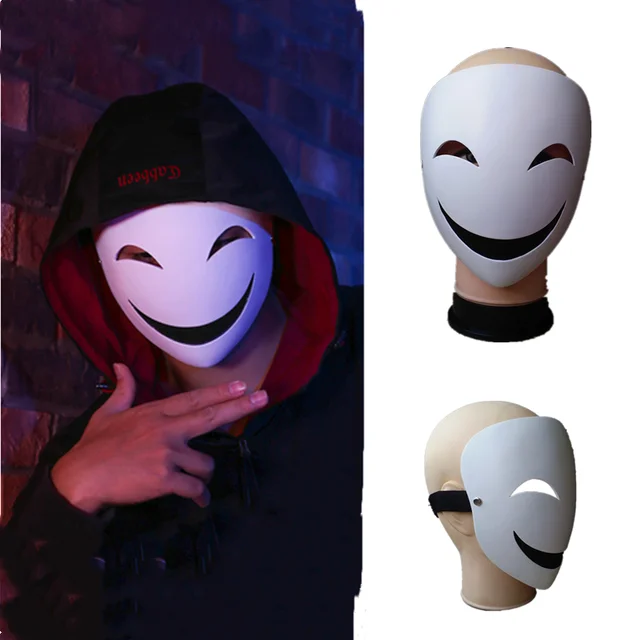 Anime Black Bullet Mask Cosplay Kagetane Hiruko Unisex Burakku