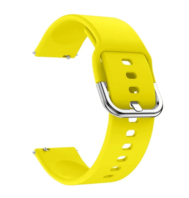 Enhanced Silicone Band for Smartwatches - 20mm/22mm Sport Bracelet Strap