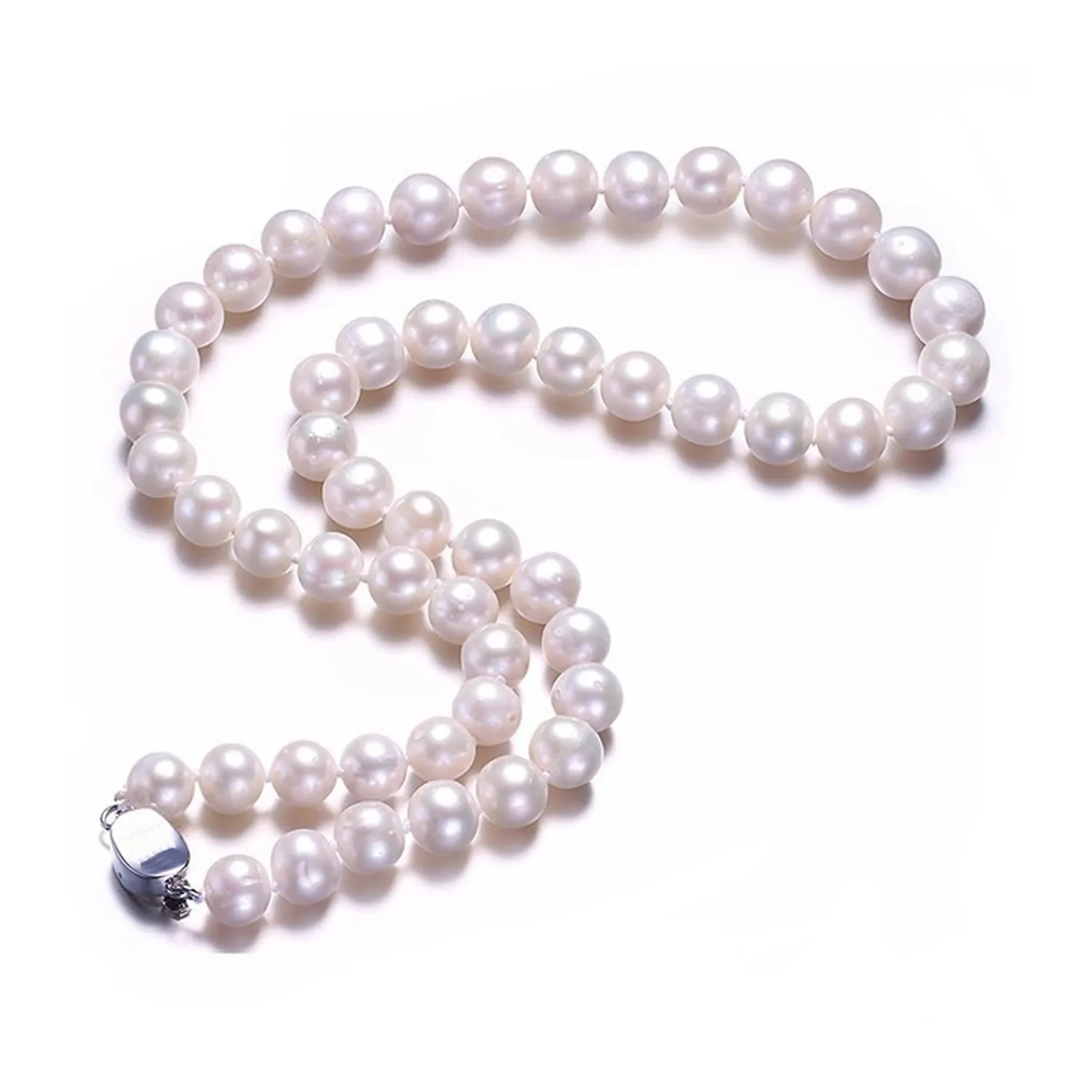 2023 New Quality Natural Freshwater Pearl Necklace S925 Ring Clasp Cultured Pearl Ladies Wedding Jewelry Ladies Jewelry Gifts