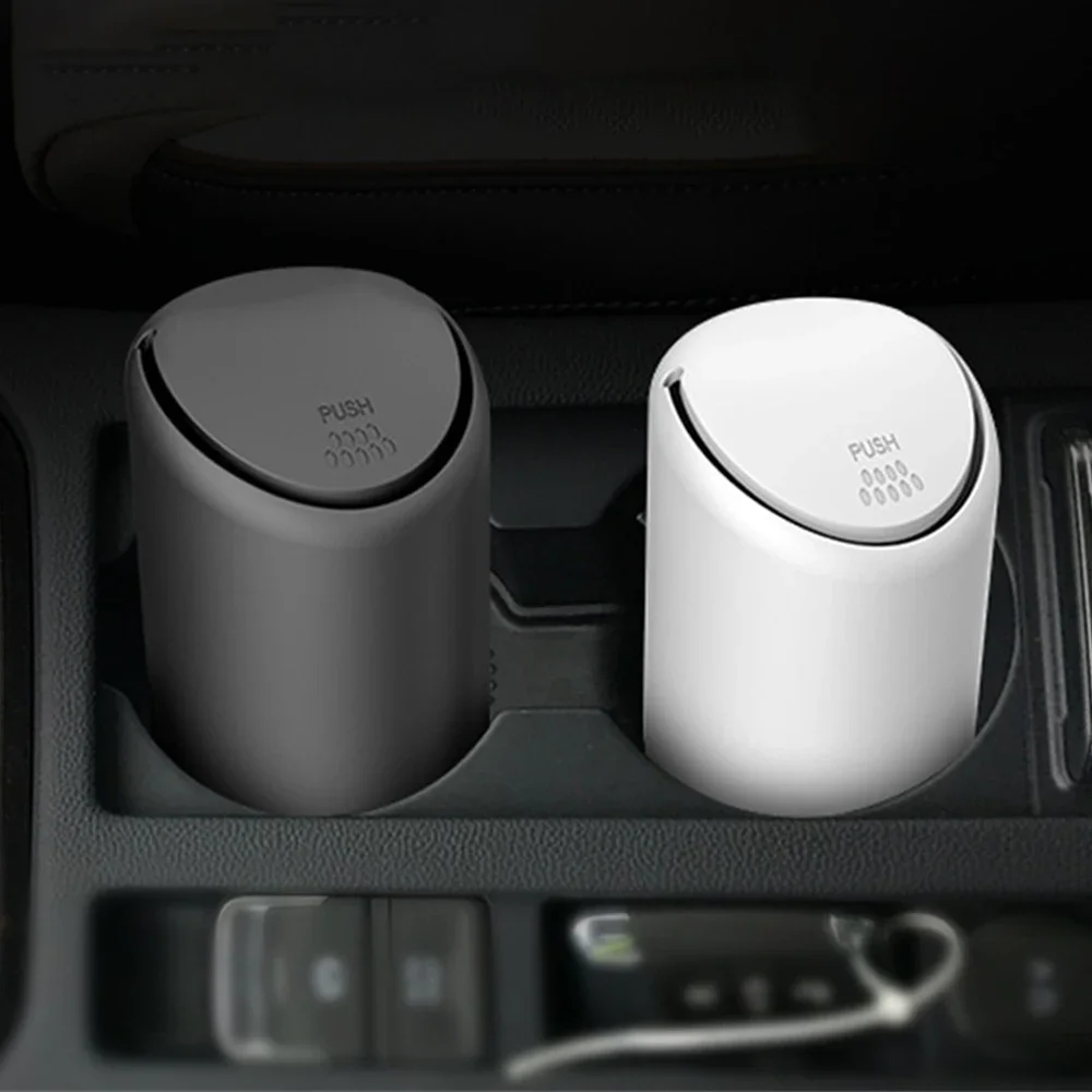 

Auto Car Garbage Can Car Trash Can Silicone Garbage Dust Case Holder Rubbish Bin Auto Organizer Storage Box