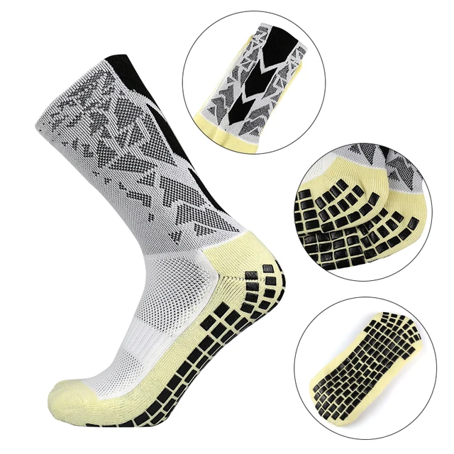 Anti-slip Training Socks Soccer Basketball Tennis Sock Non-slip Football Wear-resistant Sports Friction Strip Grip Cycling Sock 2
