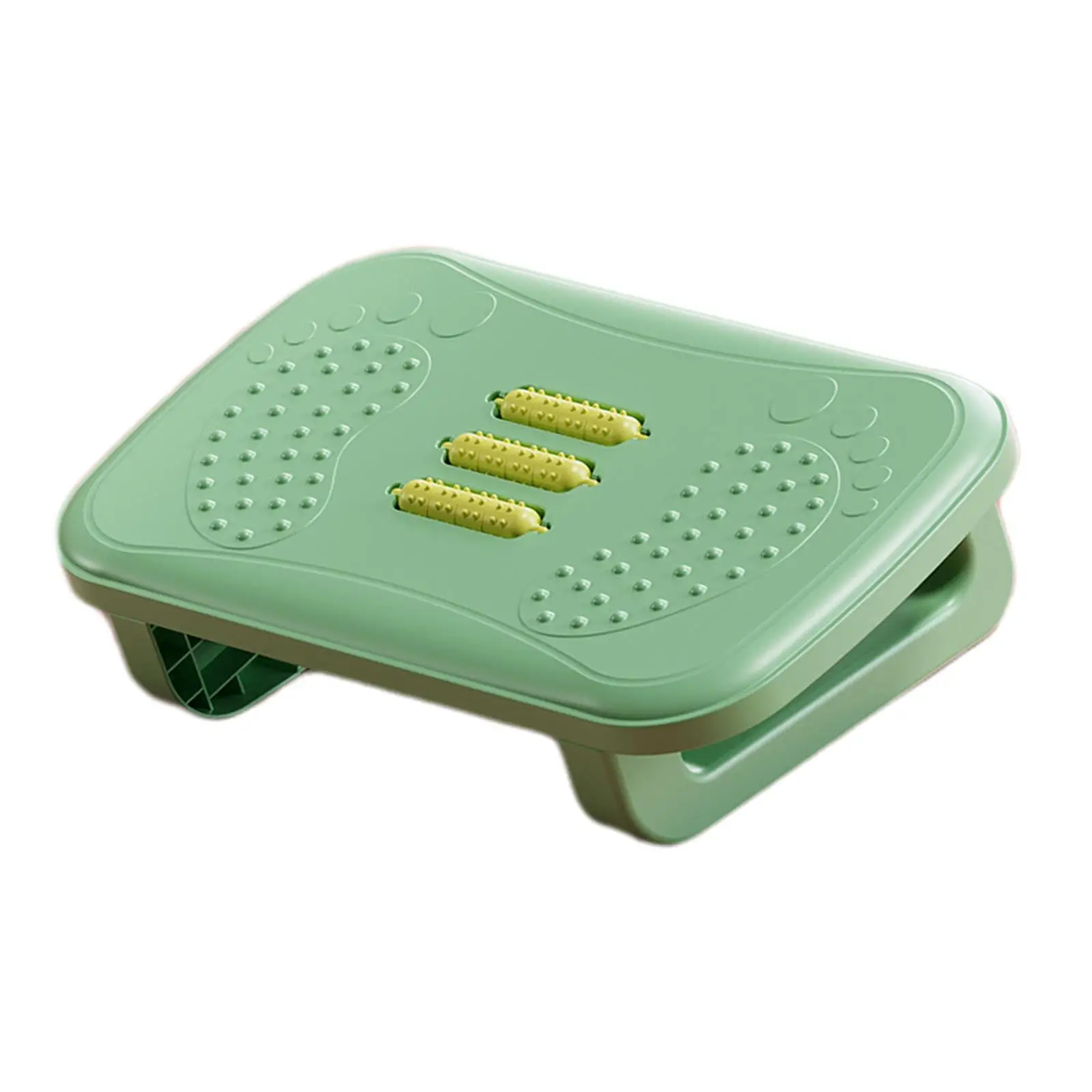 Foot Rest Under Desk Leg Rest with Roller Massage Foot Nursing Stool Foot Stool for Car Computer Desk Women Men Living Room Home