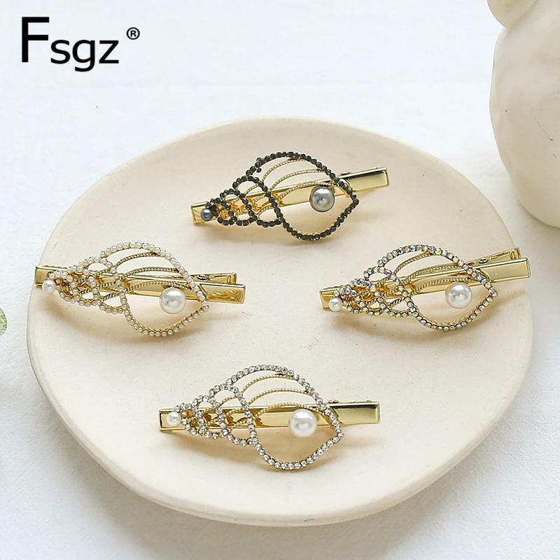 Crystal Hairpins Metal Conch Shell Starfish Type Hair Jewelry For Wedding  Pearls Fringe Hair Clips Headwear Accessories 6.8 CM anti scratch metal frame case protective shell for xiaomi mi watch lite redmi watch 1 gold