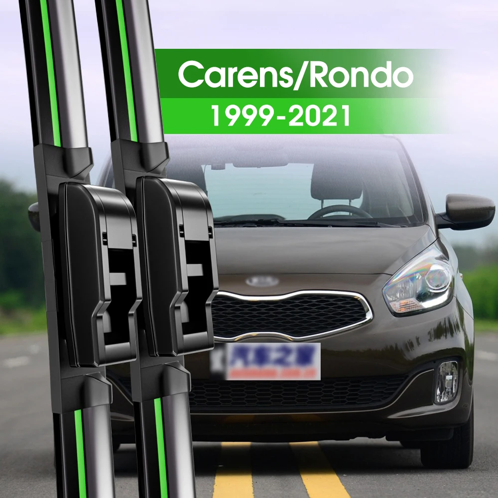 2xFrontWindshieldWiperBladesForKiaCarensRondo199920212006
