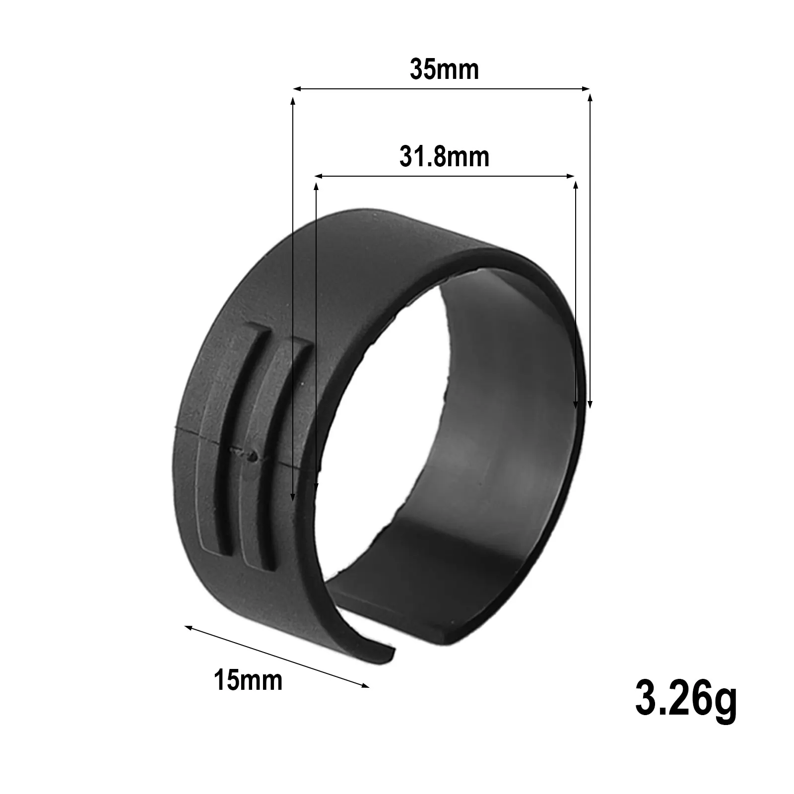 4 Stück Code Tisch halter Dichtung Gummiring Front montage Dichtung Lenker Unter leg scheibe Ring 31.8/25,4mm für Garmin Reparatur zubehör – Detail 12