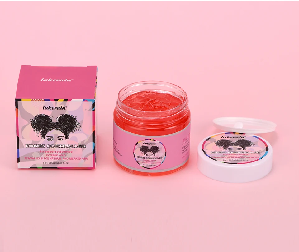 Strong Edge Control Hair Gel - Non-Greasy Long Lasting Styling Wax for All Hair Types