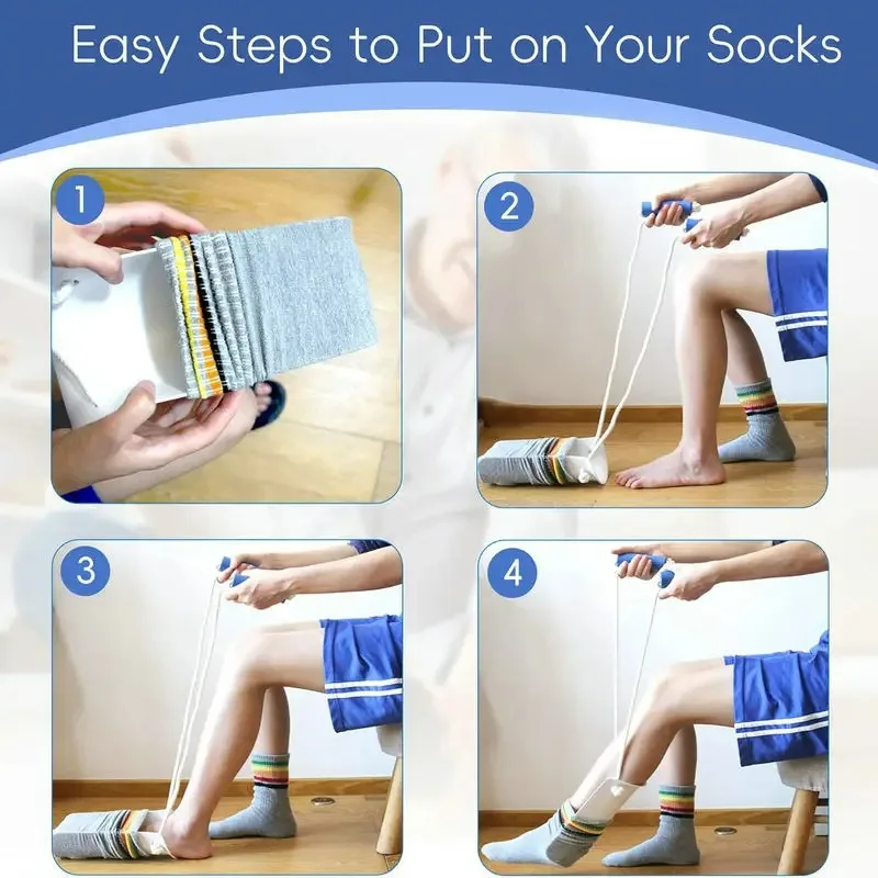 Portable Sock Aid U Shape Compression Sock Helper for Elderly Disabled