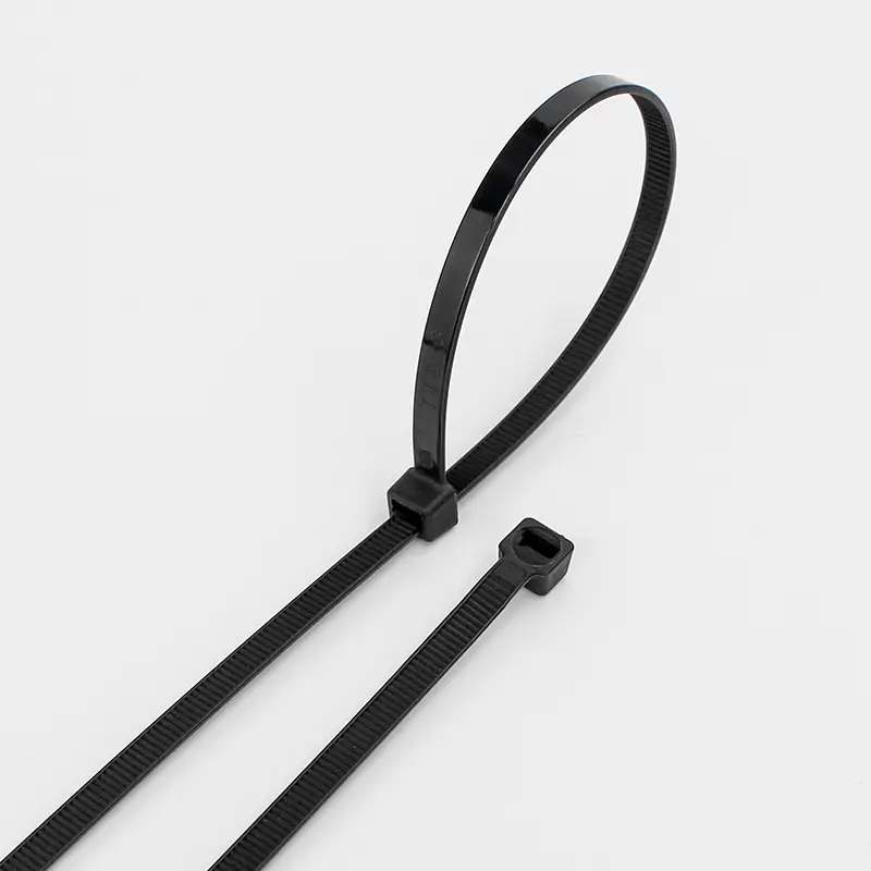 Plastic nylon cable tie 100 PCS black 5X300 cable tie fixing ring 3X200 cable tie zipper with 5X200 self-locking nylon cable tie - Image 2