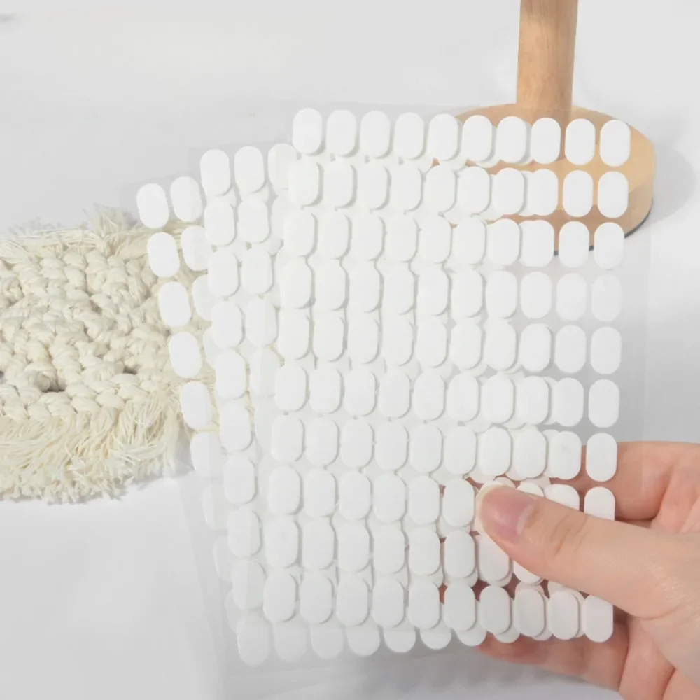 Adhesive Tape For False Display Stand Tools 100Pcs Nail Double-side NailsManicure Adhesive Strip Traceless Nail Display