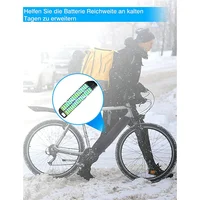 Couvercle de Protection de batterie de vélo électrique HOES-5X, Protection de batterie de vélo électrique pour batterie à cadre intégré 30-36Cm 1