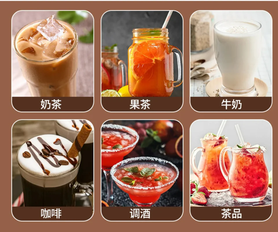 Commercial 1000ML Boba Tea Shaking Machine Upgrade High Capacity Stainless Steel Double Head Automatic Pearl Milk Tea Shaker 6