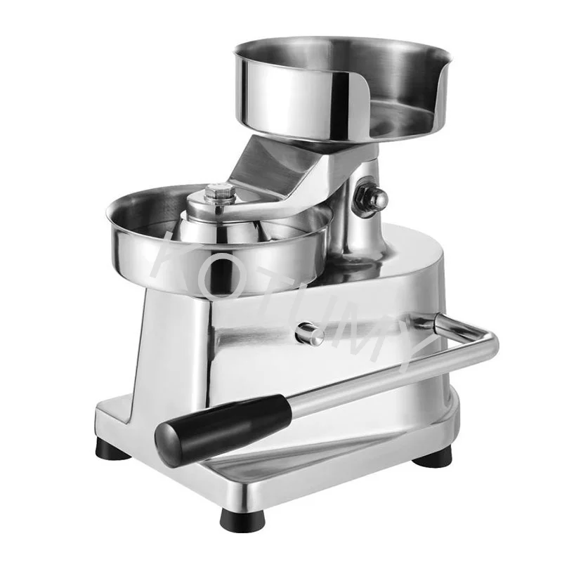 Hamburger Press Stainless Steel Manual Round Meat Shaping Kitchen Machine Commercial Home Forming Burger Patty Maker