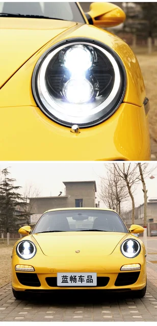 ヘッドライトポルシェ997 ledヘッドライト2005-2008 991ヘッドランプ車 