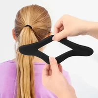 Éponge outil de coiffure boucle en plastique fabricant de cheveux bouclés cheveux Scrunchie bandeau torsion beignet chignon bigoudi bandeaux outils de coiffure 3