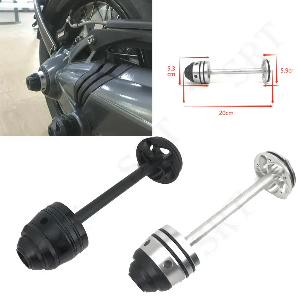 

For BMW K1200R Sport K1200S K1200GT Motorcycle Accessories Refit Rear Wheel Fork Axle Sliders Crash Protector
