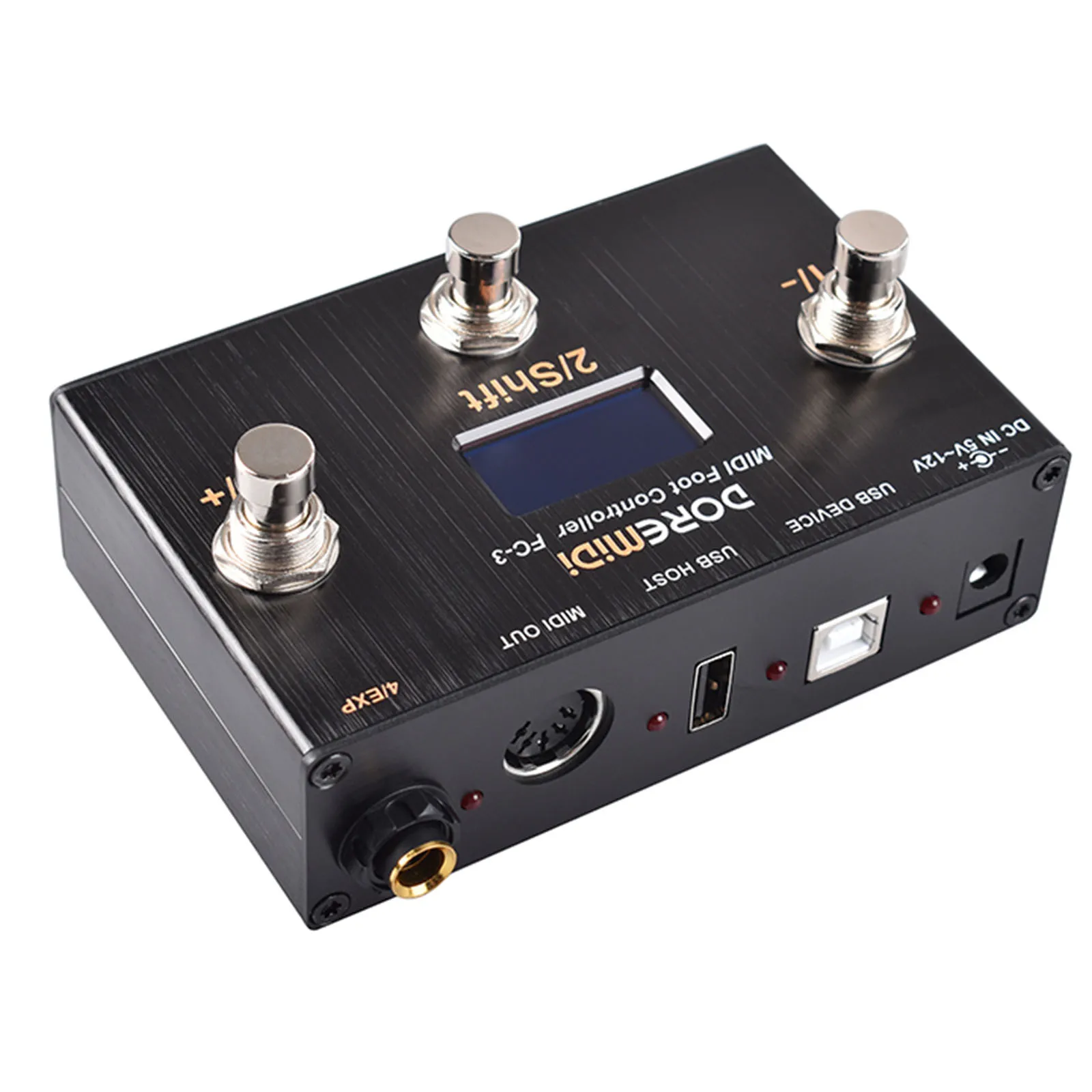 Midi Controller Tactile Stage Control Unit & Fc-3 Doremidi Midi Usb Instruments with Multiple 3 Programmable Switch Pedals