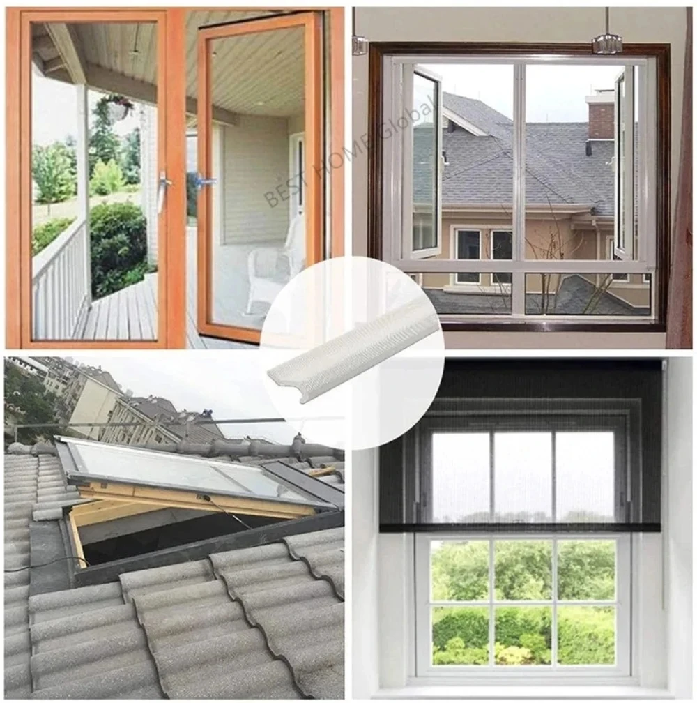 Self-Adhesive Foam Sealing Tape: Windbreak & Soundproof Gap Filler for Doors and Windows (10M)