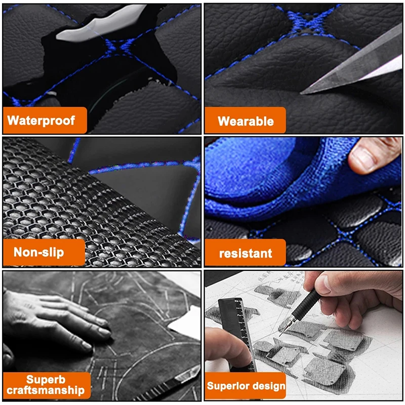 Car Floor Mats For Jeep Grand Cherokee Wk2 1999 2004 Compass Rubicon Patriot Wjcar Leather Foot Pad Auto Accessories