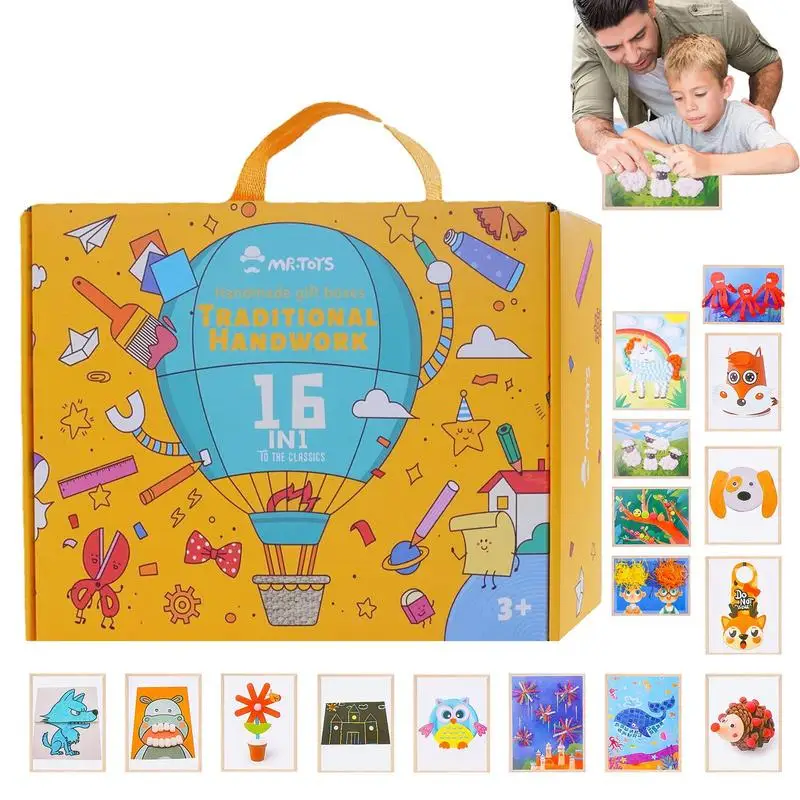 

Искусство и ремесла для детей 4-6 малышей своими руками Искусство Набор искусства для малышей коробка для творчества