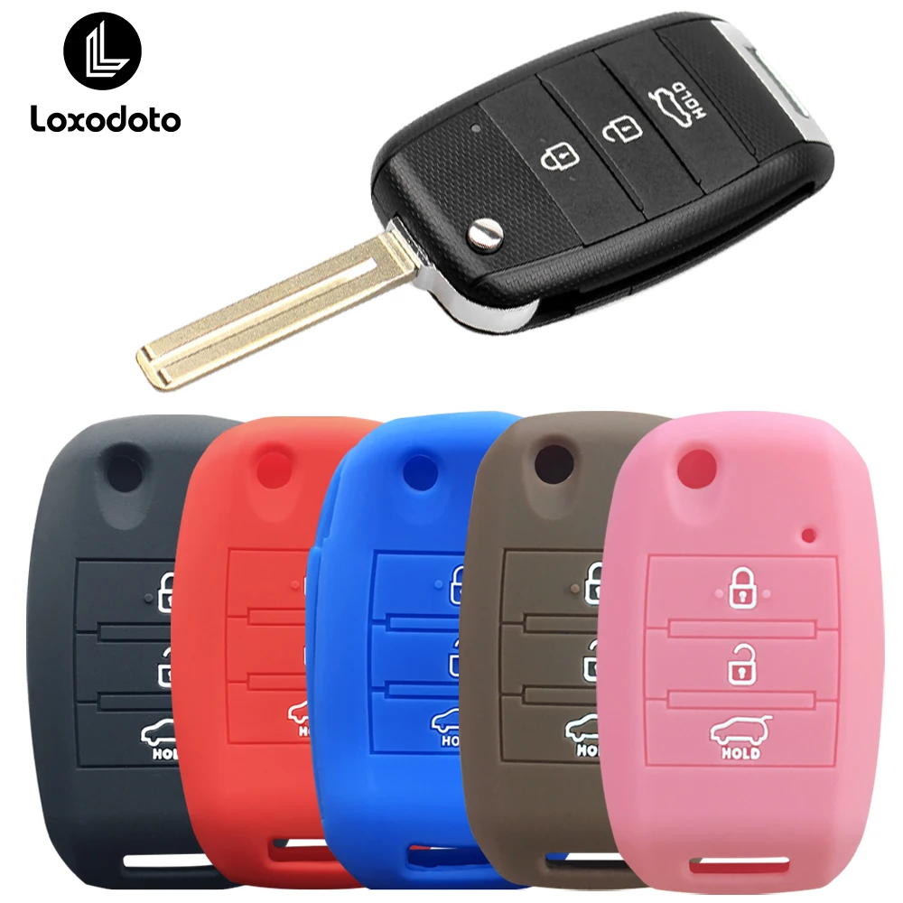 Coque de protection en Silicone pour clé de voiture, étui de protection pour KIA Ceed Picanto RIO 3 4 K2 K3 K4 K5 Sportege Optima Soul Sorento Forte Stinger Cerato 3