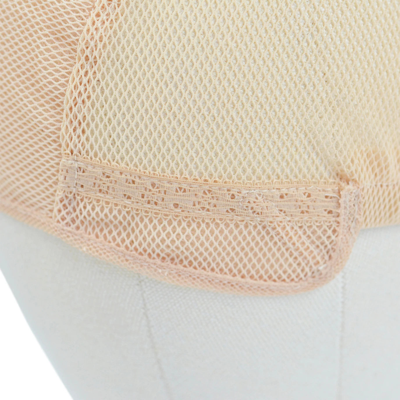Front Double Lace Wig Caps Stretchable Hairnets M/L Mesh Weaving Caps with Adjustable Straps for Making Wigs 1 Pc