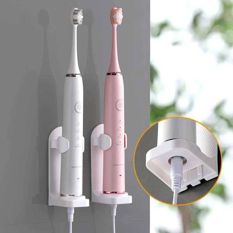 Traceless Toothbrush Stand Rack Organizer Electric Toothbrush Holder Wall Mounted Bathroom Accessories