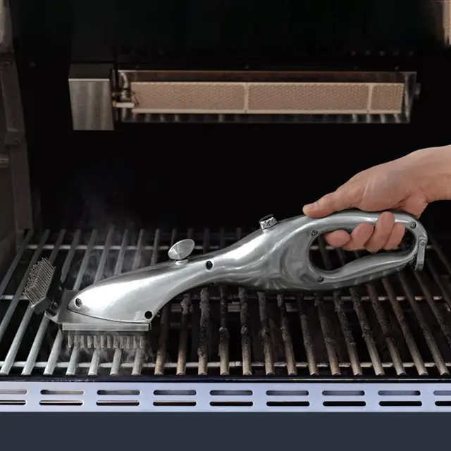 Barbecue Grill Kültéri Gőztisztító Kefék 1Pc Bbq Tisztítószer Faszénkaparógáz -Kiegészítők Főző Konyhai Szerszám