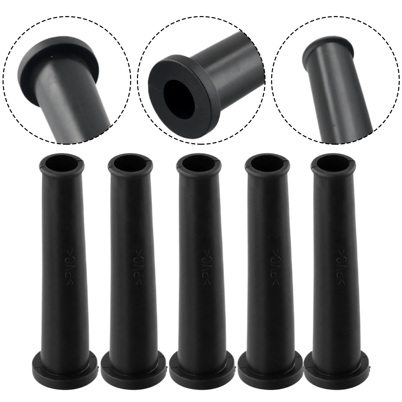 Description Picture 2 of item5pcs 10/12mm Cable Gland Connector Rubber Strain Relief Cord Boots Protector Wire Cable Sleeves For Power Tools Phone Charger