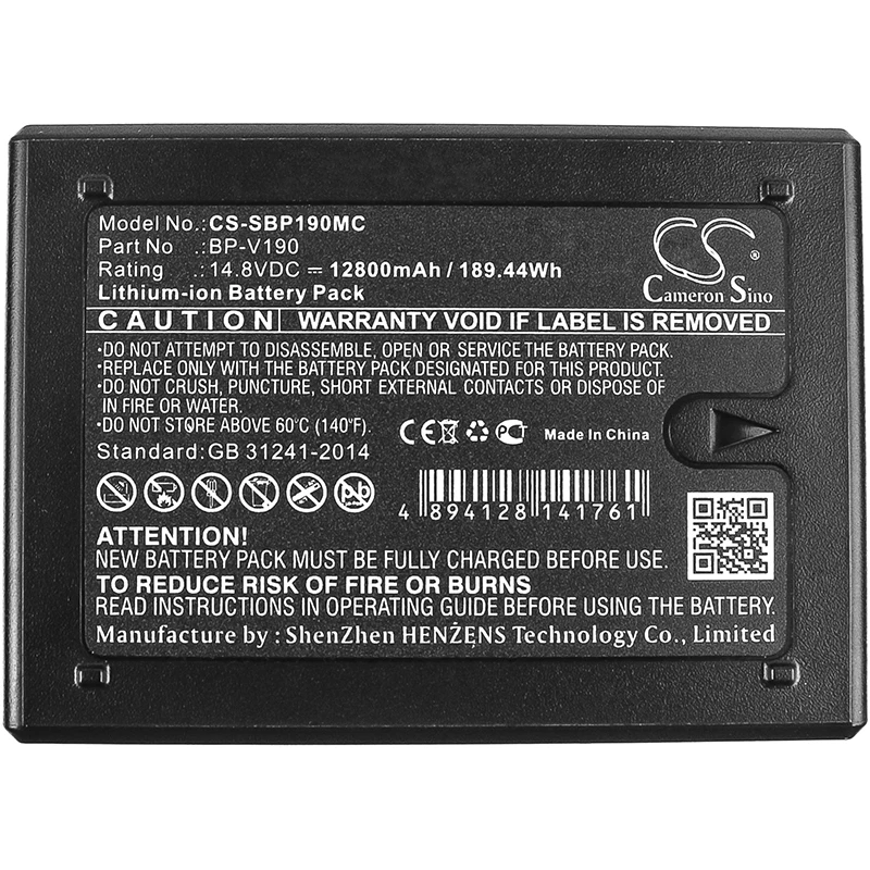 Batteria Della Fotocamera Per Red Sm-4230Rc Sony Bp-V190 One Epic Scarlet Dragon Pmw-Ex330 Pmw-F5 Pmw-F55 Pmw-400 12800Mah