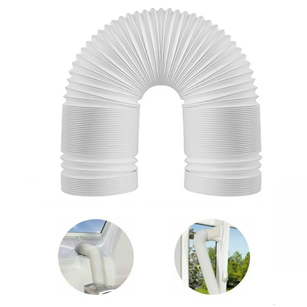 Air Conditioner Accessories 150/200CM Vent Hose Duct Outlet Flexible Mobile Air Conditioning Accessories Telescopic Heat Exhaust Pipe Thickened Exhaust Pipe