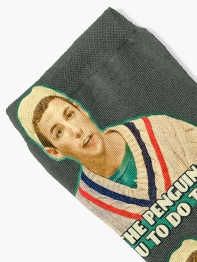 Did the Penguin tell you to do this? Socks heated valentine gift ideas soccer anti-slip with print Men Socks Women's