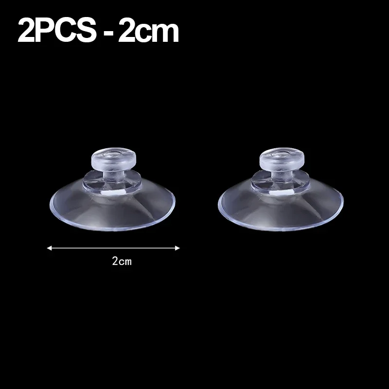 Clear PVC Suction Cup Wall Hooks for Kitchen, Bathroom, and Window Decorations