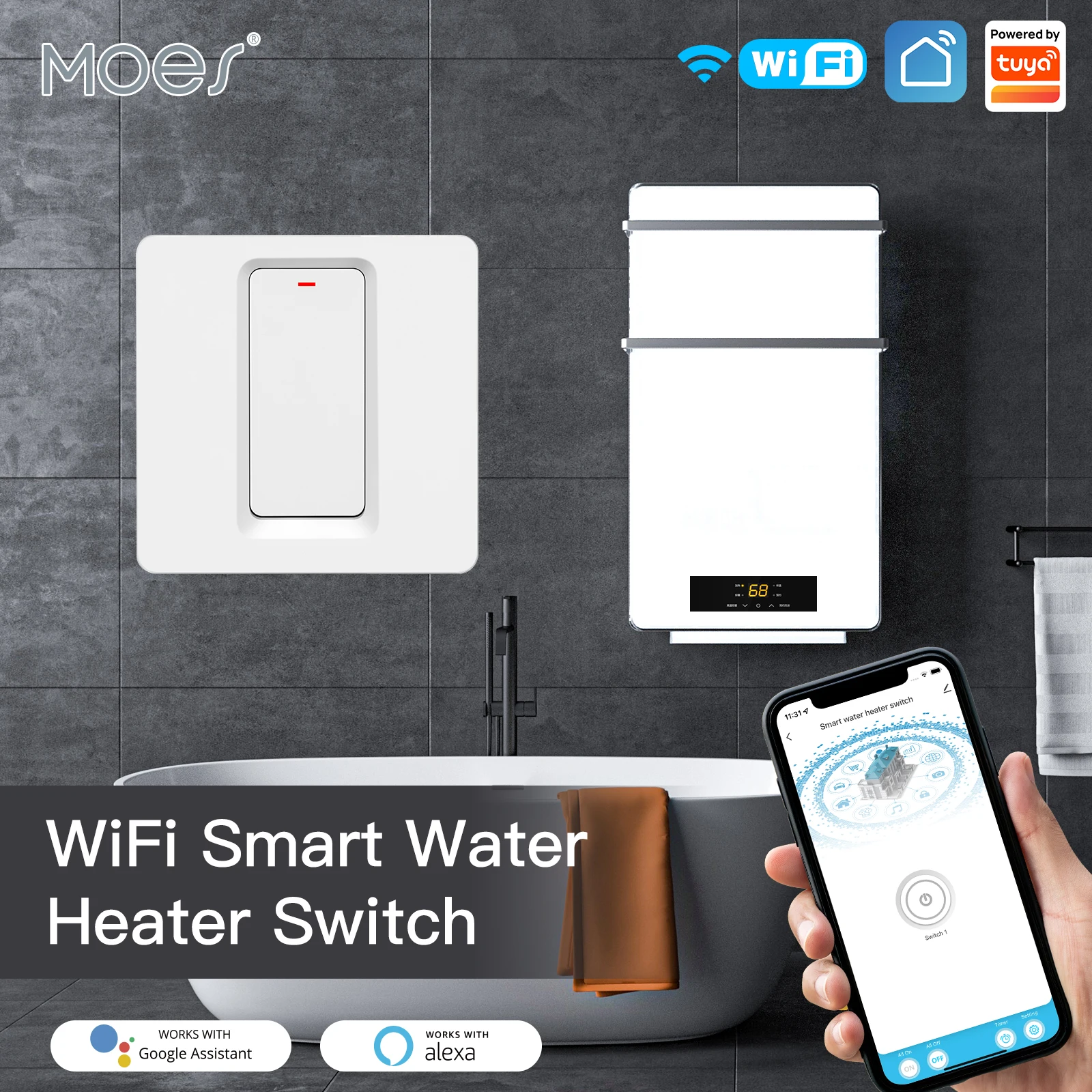 Ontdekking werkloosheid idee Smart Wifi Water Heater Switch Boiler Switche | Wifi Remote Switch Water  Heater - Switches - Aliexpress