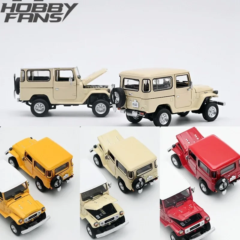 ホビーファン1:64ランドクルーザーfj40ダイキャストモデルカー