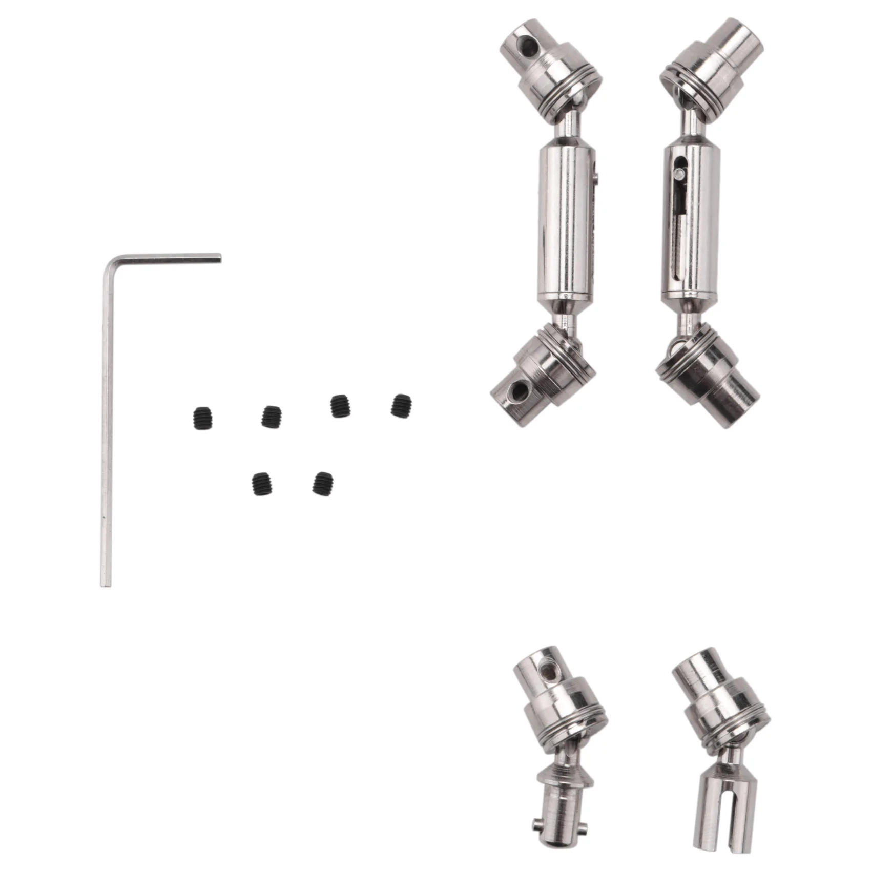 

Metal Front Rear Drive Shaft for 1/16 B16 B36 6WD Truck RC Car Spare Parts