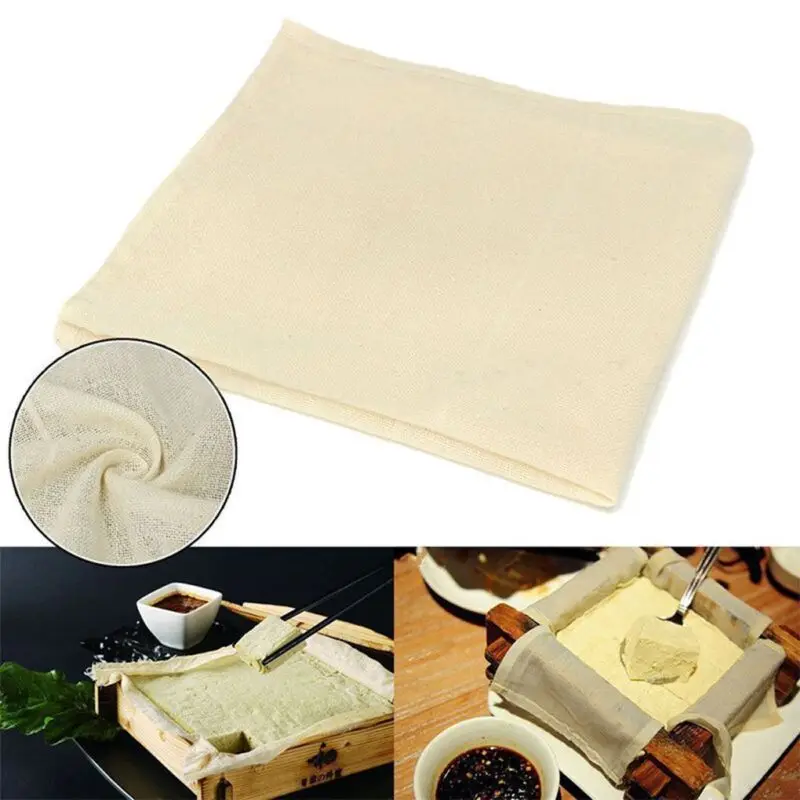 1-5p Cotton Gauze Muslin Tofu Cheese Soy Milk Wine Filter Cloth Kit DIY Soy Pressing Kitchen Gadgets Baking Ferment Pastry Tools