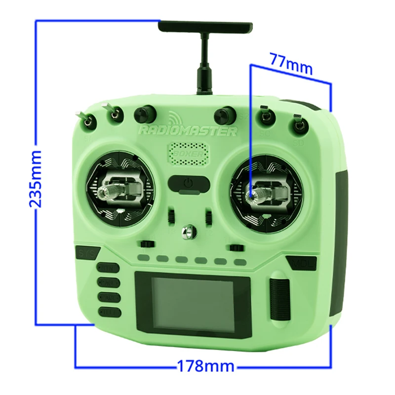 Radiomaster Boxer Crush Radio Controller 16CH 2.4G ELRS Transmitter EdgeTX ExpressLRS RF System RC FPV Remote Control Drone 6