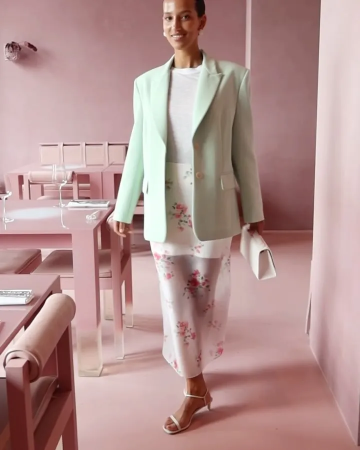 Tornova See Through Floral Skirt 6