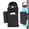 Water Bottle Bag Portable Gym Bottle Pouch with Phone Holder Attaches Magnetically To Metal Exercise Equipment Within Reach 1
